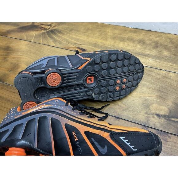 Nike Shox R4 Neymar Shoes Sneakers Black Orange Gym BV1111-100 Mens Size 9.5 main image 10
